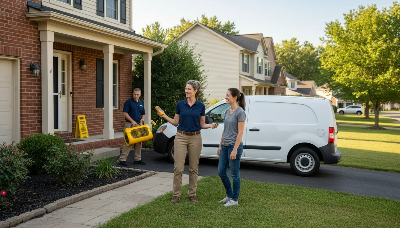 Residential water damage restoration in Coolidge, AZ